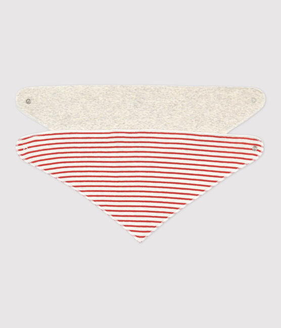Juego de 2 bandanas-baberos para bebé variante 2