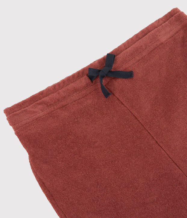 Pantal&oacute;n de rizo de ni&ntilde;a marron