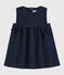 Vestido sin mangas para bebé niña azul JEANS