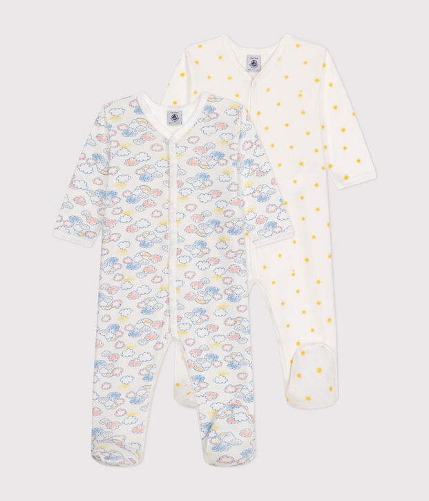 Juego de 2 pijamas de algod&oacute;n para beb&eacute; multicolor