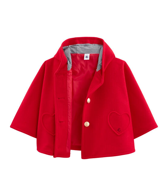 Capa infantil de niña rojo TERKUIT