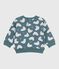 Sudadera de algodón con estampado de oso para bebé gris GOBELIN/ MULTICO