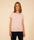 Camiseta LA RECTA de algodón con cuello redondo para mujer