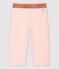 Leggings de punto de licra de niña rosa MINOIS