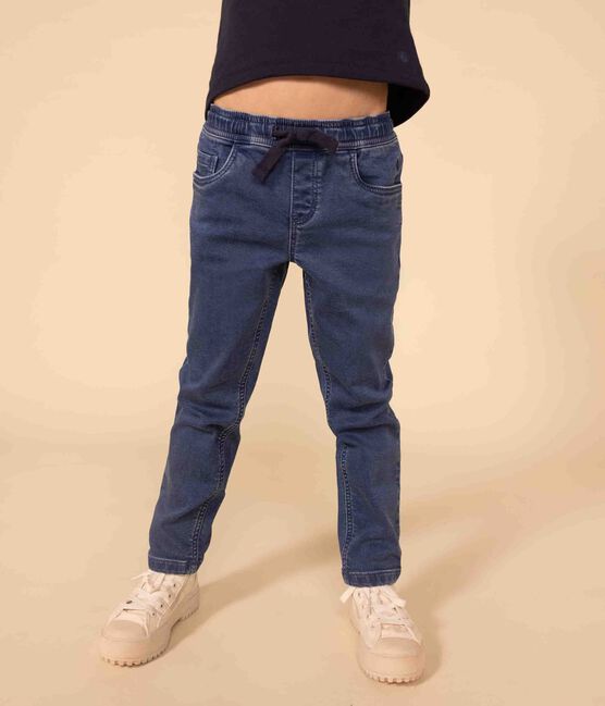 Pantalón vaquero regular para niño azul BLEU DELAVE