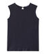Camiseta sin mangas de lino para mujer