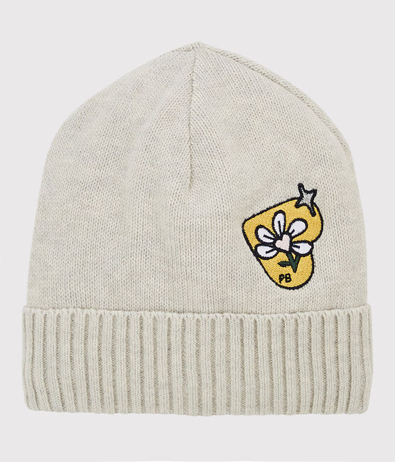Gorro de niña beige MONTELIMAR CHINE