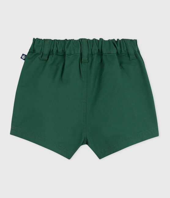 Shorts lisos de sarga de algodón para bebé WILLOW