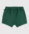 Shorts lisos de sarga de algodón para bebé WILLOW