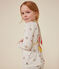Pijama disfraz infantil de algodón con estampado espacial blanco MARSHMALLOW/blanco MULTICO
