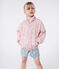 Cortavientos infantil de flores rosa CHARME/blanco MARSHMALLOW
