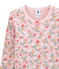 Piajama para niña corte ajustado rosa JOLI/blanco MULTICO