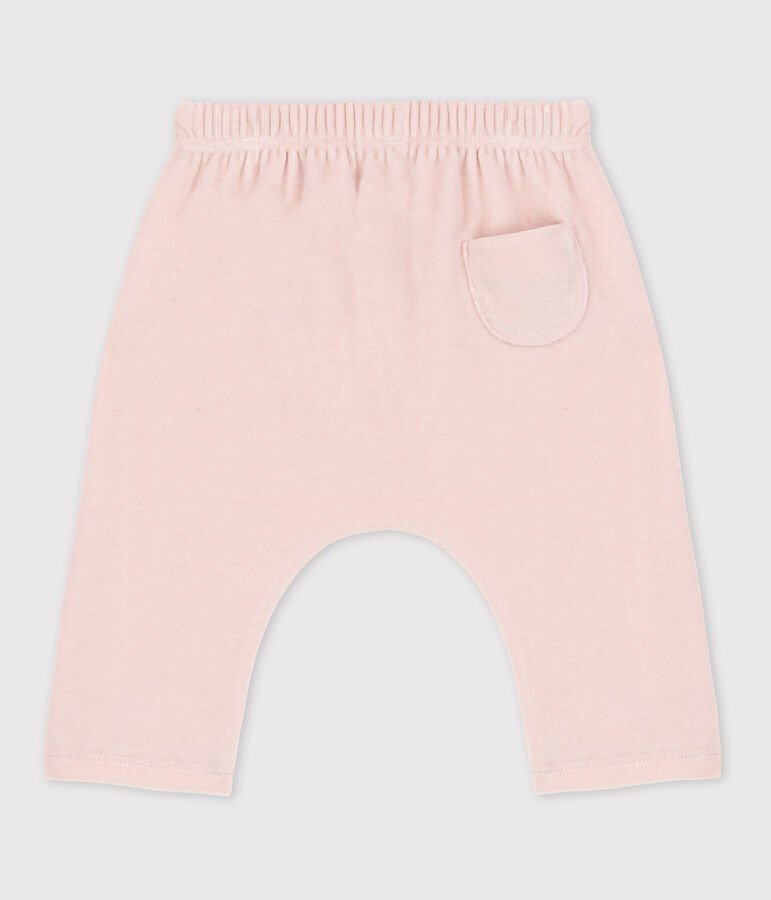 Pantal&oacute;n de terciopelo de algod&oacute;n de beb&eacute; rosa SALINE