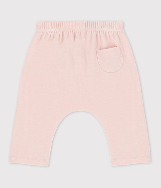 Pantalón de terciopelo de algodón de bebé rosa SALINE