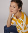 Camiseta de mujer amarillo TEHONI/blanco MARSHMALLOW