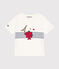 Camiseta infantil Monsieur Madame de algodón blanco MARSHMALLOW