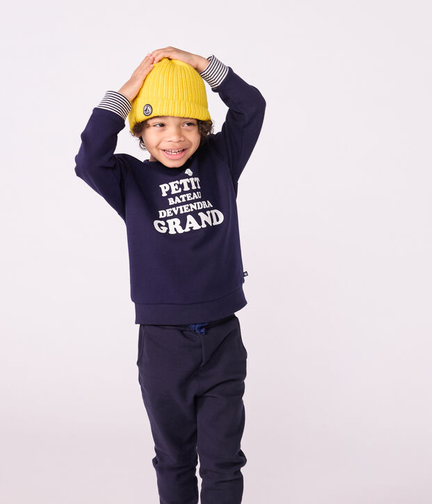 Sudadera infantil de algod&oacute;n con estampado SOIR