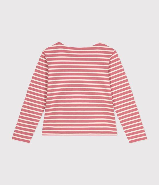 Marinera de algodón con botones para mujer rosa ROSEWOOD/ AVALANCHE