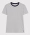 Camiseta La Ic&oacute;nica de algod&oacute;n a rayas para mujer blanco/azul