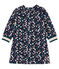 Vestido de manga larga estampado para bebé niña azul SMOKING/blanco MULTICO CN
