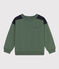 Sudadera de felpa para niño verde CROCO