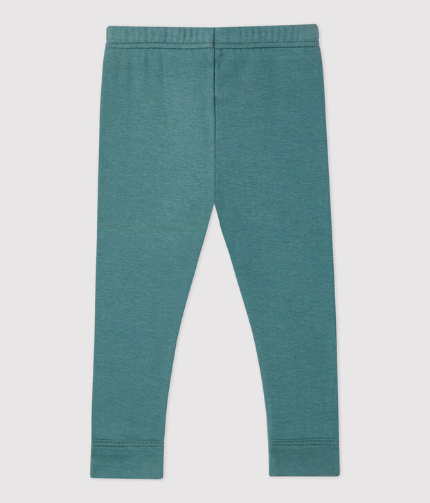 Leggings de algod&oacute;n org&aacute;nico de beb&eacute; verde