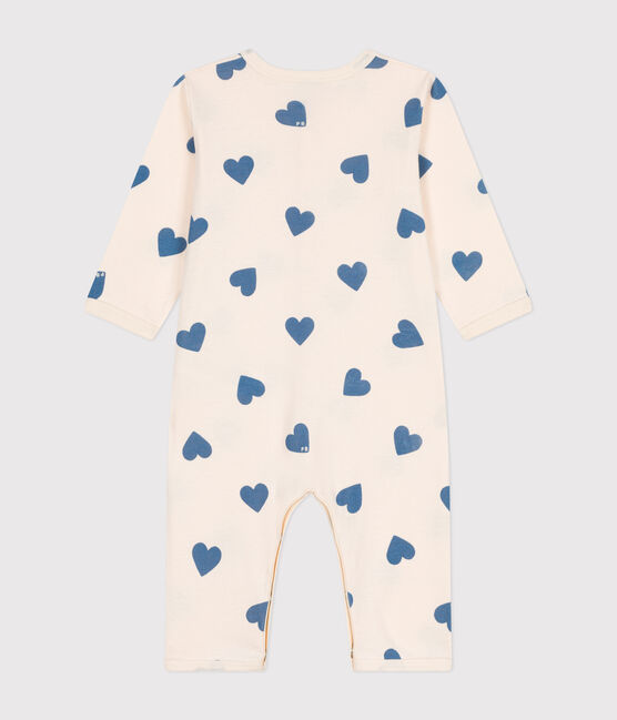 Pijama sin pies de algodón con estampado para bebé azul AVALANCHE/ BEACH