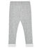 Pantalón para bebé niño gris SUBWAY/blanco MARSHMALLOW