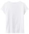 Camiseta en jersey ligero con cuello redondo para mujer blanco ECUME