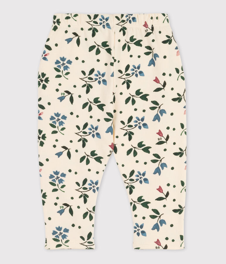 Pantal&oacute;n de felpa con estampado para beb&eacute; crudo/multicolor