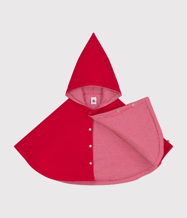 Capa de algod&oacute;n para beb&eacute; rojo