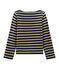 Jersey marinero de manga larga para niña azul SMOKING/marron BRINDILLE BRILLANT