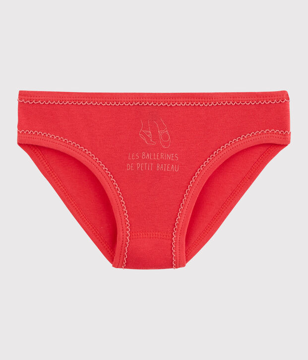 Braguita de ni&ntilde;a de algod&oacute;n rosa