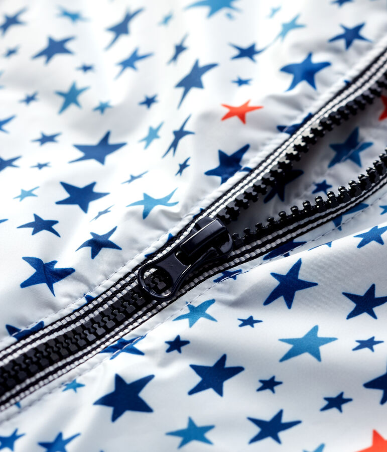 Cortavientos c&aacute;lido de beb&eacute; blanco/multicolor