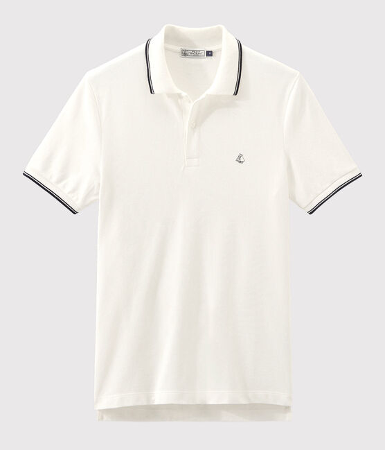 Polo para hombre blanco MARSHMALLOW