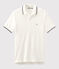 Polo para hombre blanco MARSHMALLOW