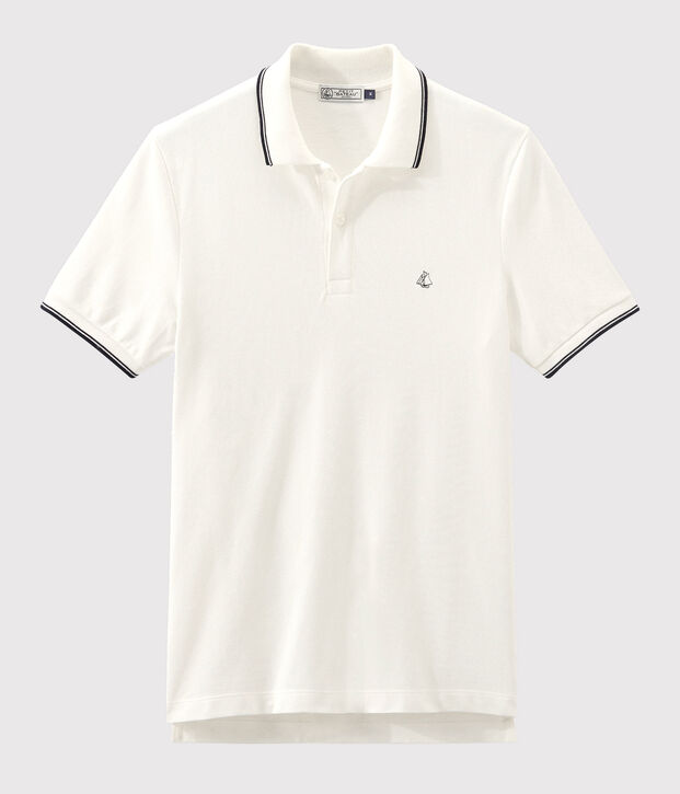 Polo para hombre blanco