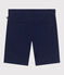 Bermudas cortas infantiles de algodón liso azul MEDIEVAL