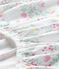 Sábana ajustable de 120x60 para bebé niña blanco ECUME/blanco MULTICO