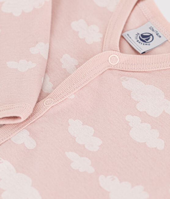 Pijama sin pies de algodón estampado para bebé SALINE/ MARSHMALLOW