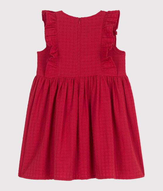 Vestido infantil de algodón sin mangas SPI