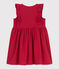 Vestido infantil de algodón sin mangas SPI