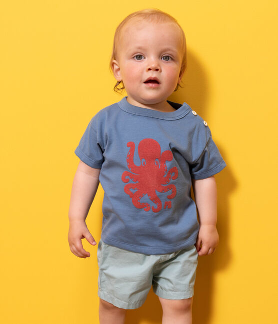 demanda Fielmente Dependiente Camiseta de manga corta de punto con motivo para bebé LAVIS | Petit Bateau