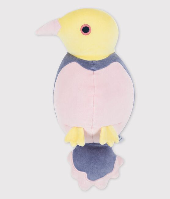 Peluche de pájaro rosa CHARME/blanco MULTICO