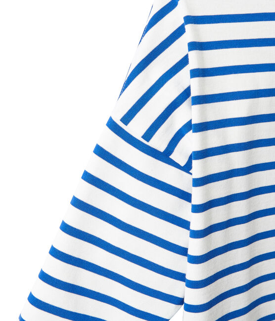 Vestido marinero para mujer blanco MARSHMALLOW/azul PERSE