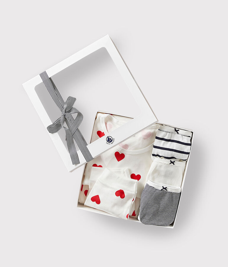 Estuche regalo con pijama y braguitas de algod&oacute;n multicolor