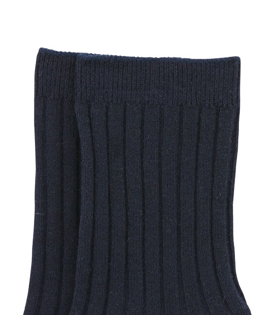 Calcetines infantiles unisex azul SMOKING