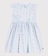 Vestido infantil de algodón sin mangas