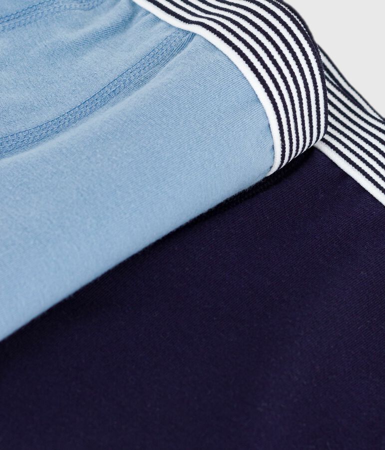 Juego de b&oacute;xeres infantiles lisos de algod&oacute;n y elastano multicolor