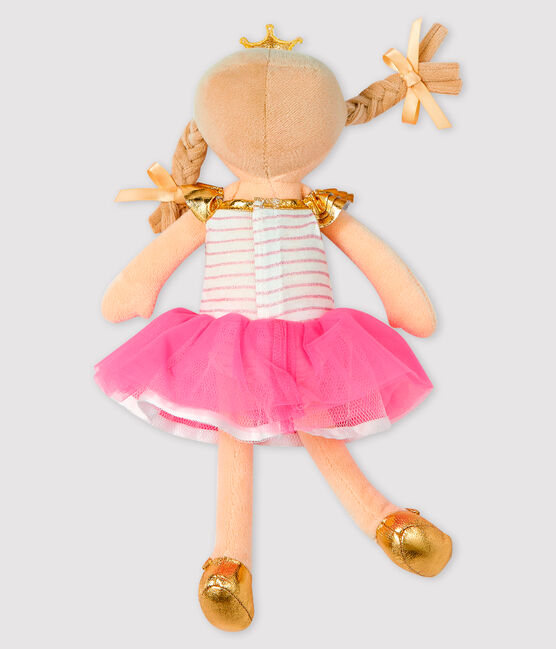 Muñeca bailarina para niña pequeña rosa FLEUR/blanco MULTICO